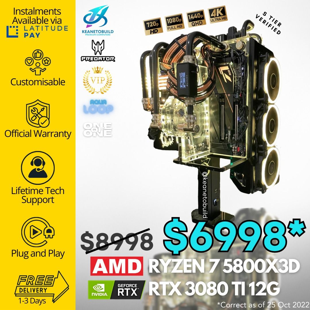 [NEW YEAR PROMO, FREEBIES & FREE DELIVERY] CUSTOM GAMING PC DESKTOP ...