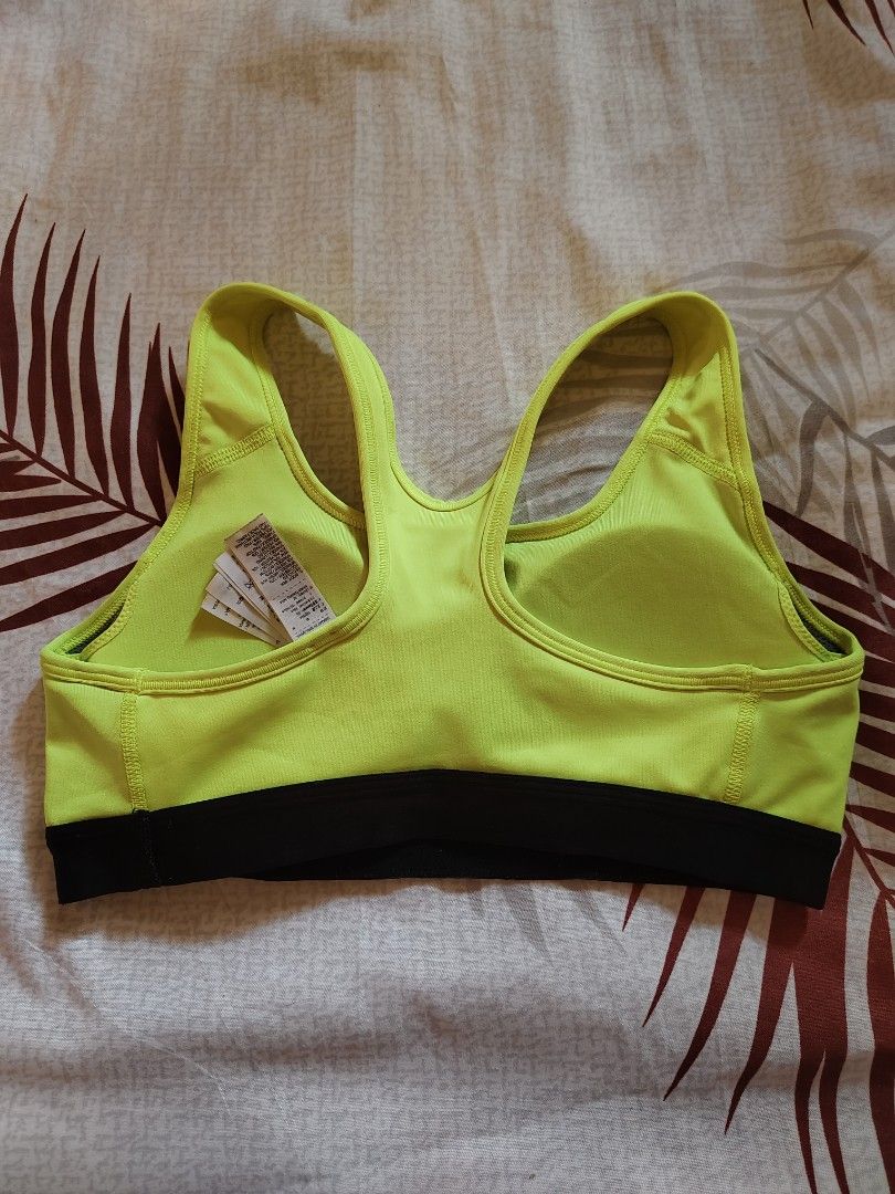 Nike, Intimates & Sleepwear, Nike Pro Medium Sports Bra Neon Yellow