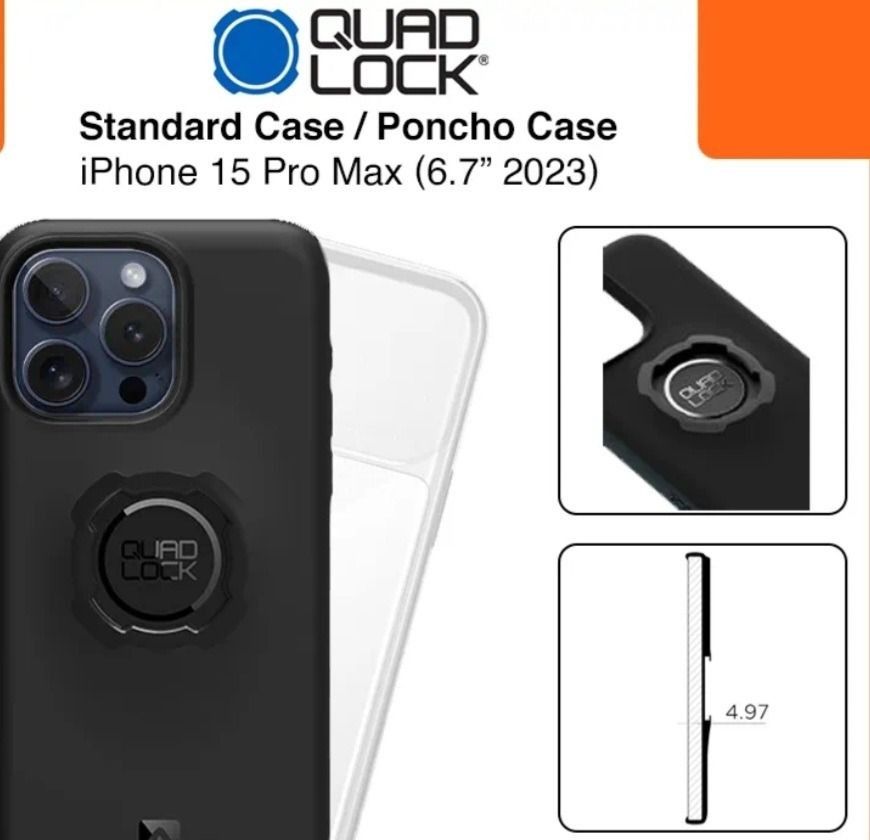 Non Mag Quadlock iphone 15 pro max, Mobile Phones & Gadgets
