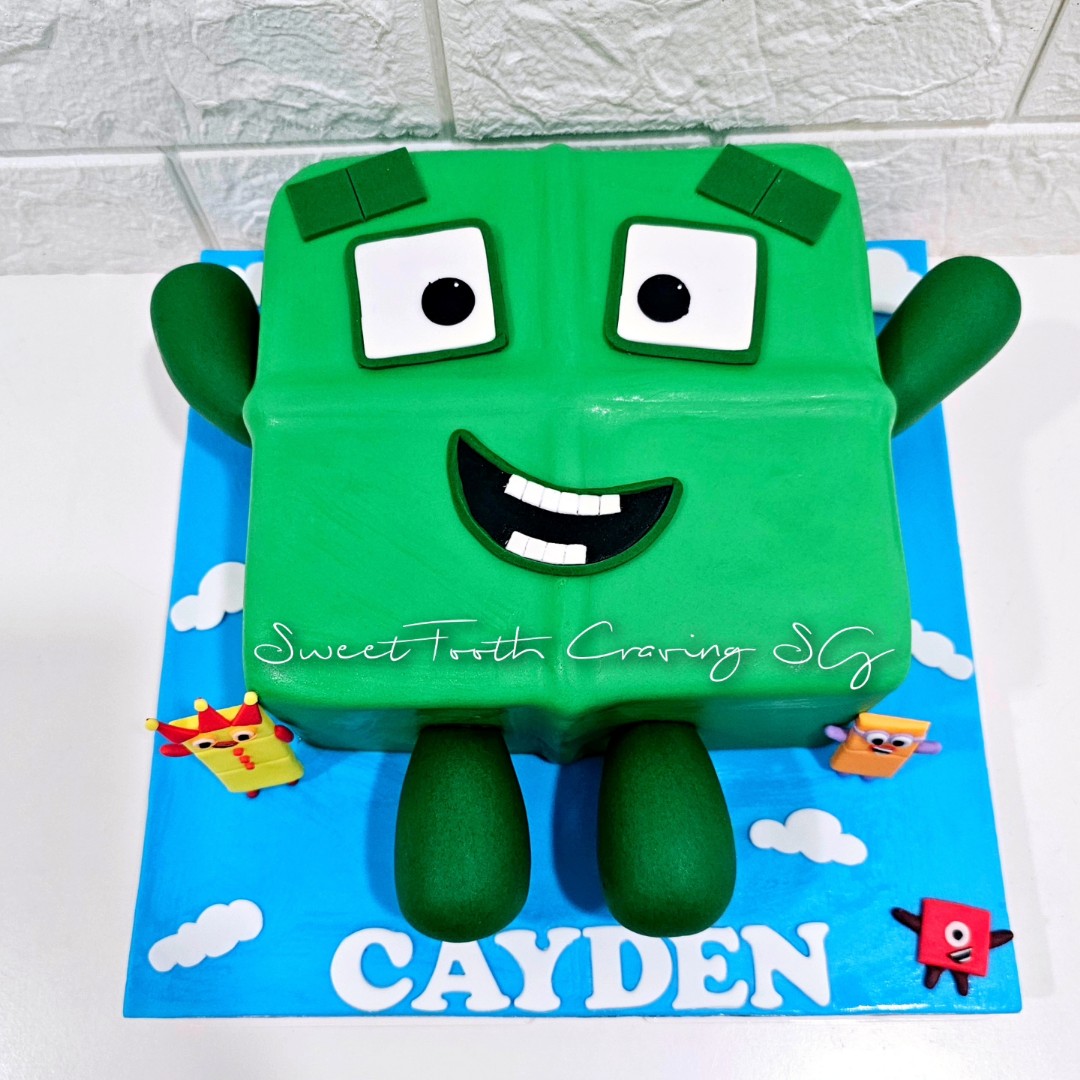 Numberblock cake, Food & Drinks, Homemade Bakes on Carousell