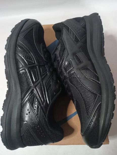 Offer Ready Stock Asics Jog 100s Triple black running shoes Euro 45 28.5 cm