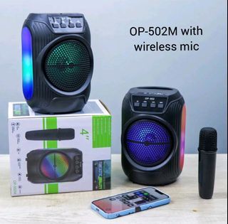 OP-502M WIRELESS Bluetooth speaker with wireless mic