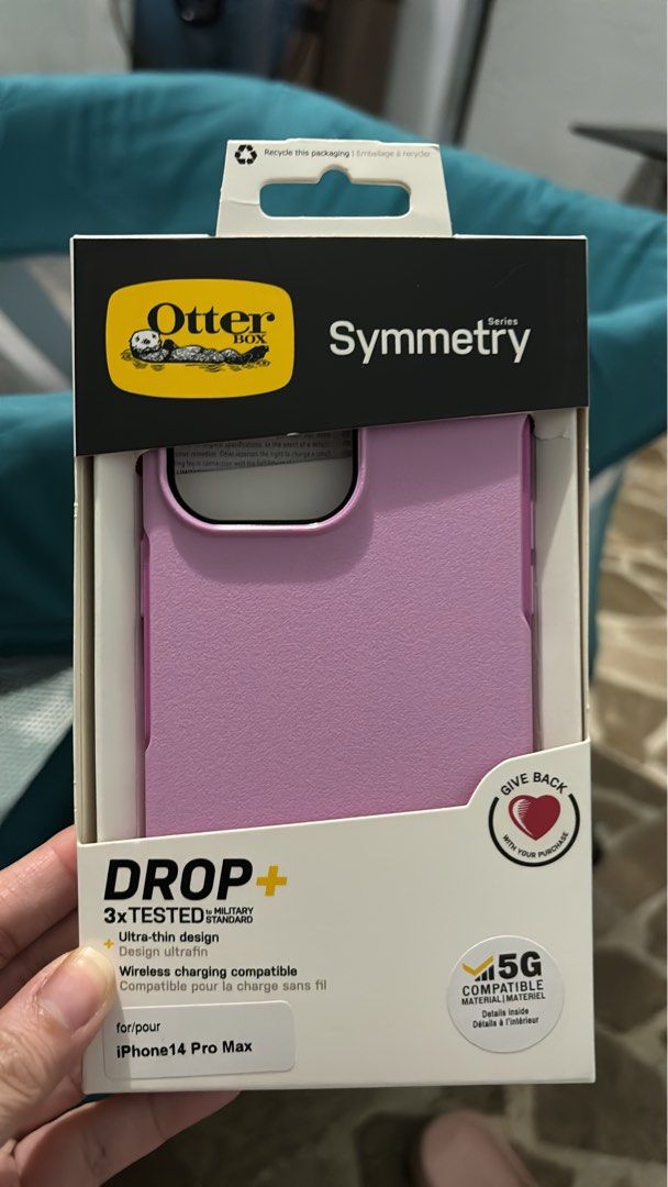 Otterbox Symmetry Pink (iPhone 14 PM) (Category: Cases & Sleeves) located in Caloocan City. Submitted by kangulo (Listing ID 1278313557, Image 1). Description: Condition: 9/10 SDD: Lalamove/Grab Shipment: GGX only Payment Options: Gcash/Maya/BPI/Security Bank.