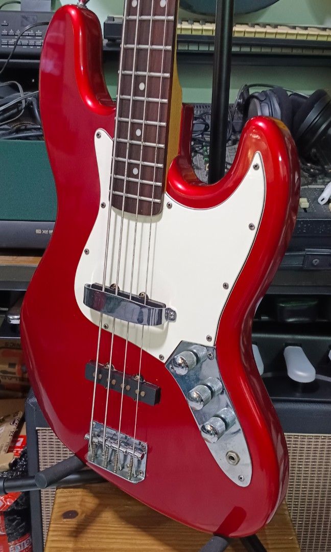 Photogenic jazz bass guitar (Category: Musical Instruments) located in Paranaque City. Submitted by yourhonorvoy (Listing ID 1278156370, Image 2). Description: 🎇🎇🎇 Photogenic jazz bass guitar 8.5k only With softcase With minimal scratches only 🤩Mabigat,Ganda Ng tunog 👍Payment thru cash, bank transfer, gcash or in any remittance center 🚚We do shipping👍via lalamove,speedy, toktok and grab ✈️🚢🚆We also ship nation wide, dipende sa location n