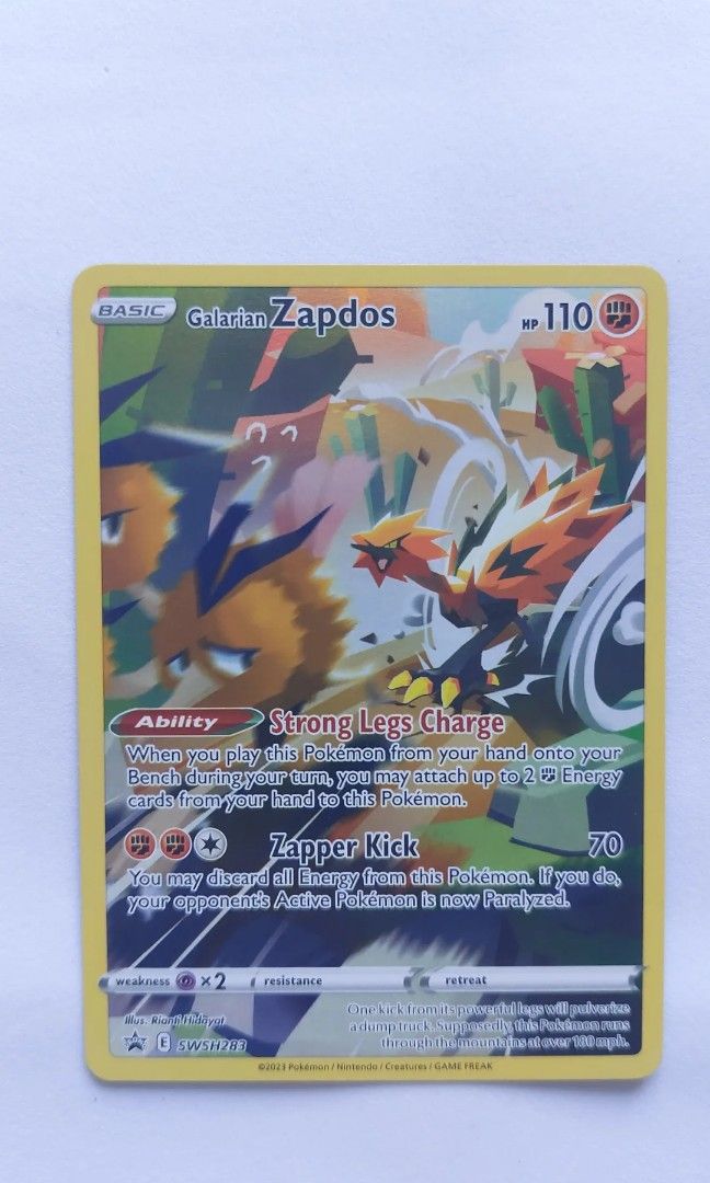 galarian zapdos pokemon card Galarian Zapdos #073 main image 0