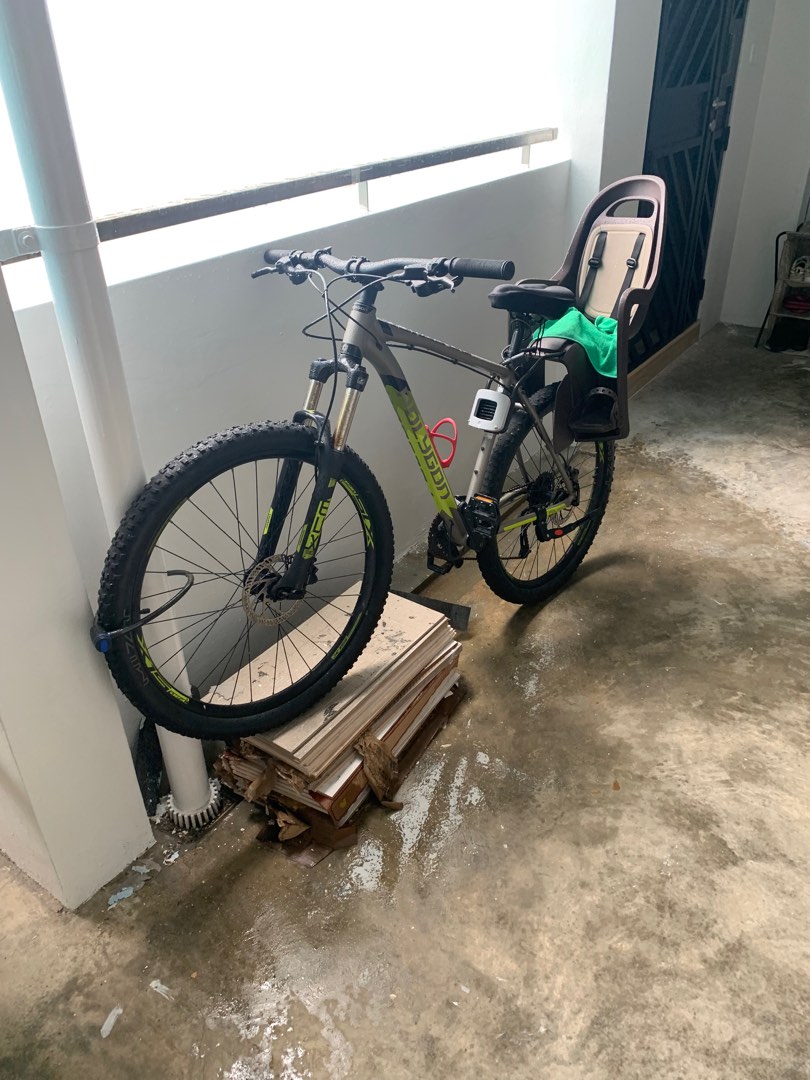 Polygon bike size L with child seat