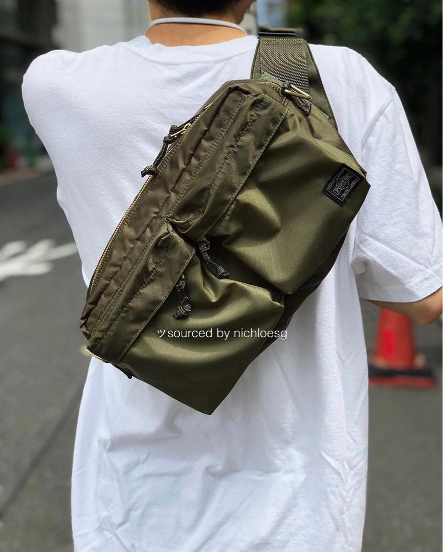 PORTER FORCE 2WAY WAIST BAG Men s Fashion Bags Sling Bags on