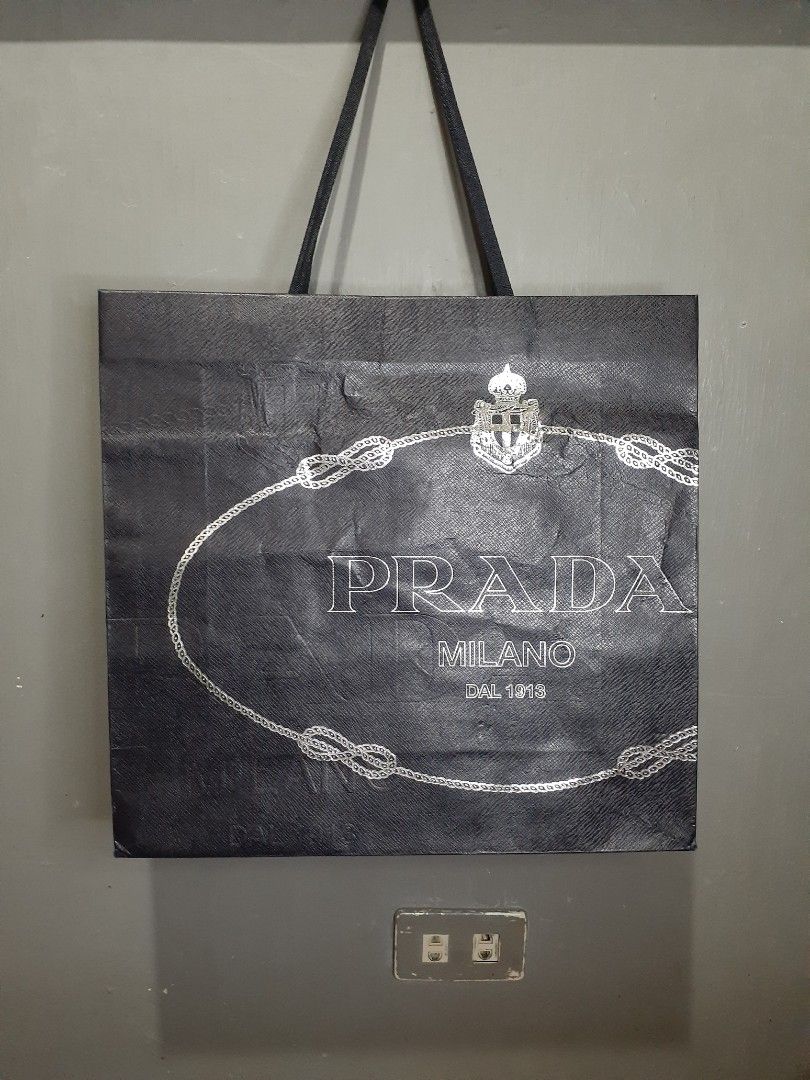 PRADA PAPER BAG, Luxury, Bags & Wallets on Carousell