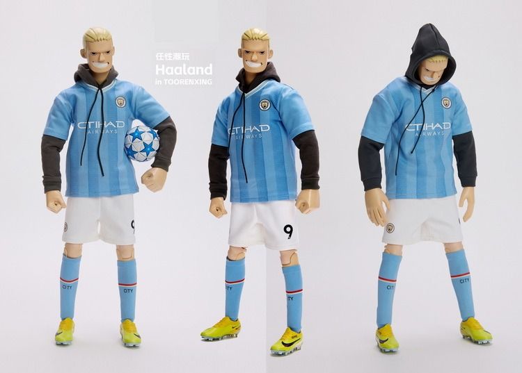 Manchester city HAALAND サッカー選手 1/6 フィギュア マンチェスター シティ FC アクションフィギュア ハーランド