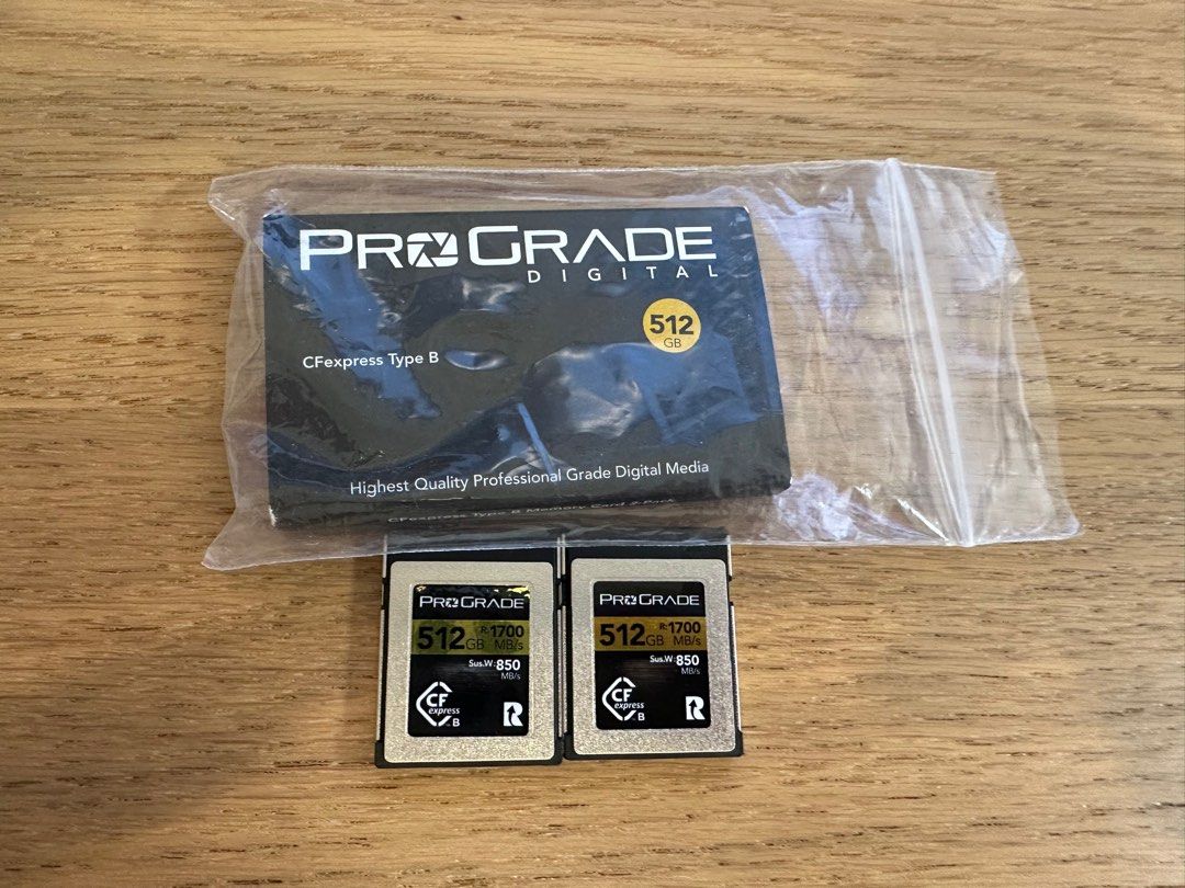 ProGrade Digital CFexpress 2.0 Type B Gold 記憶卡512gb, 攝影器材