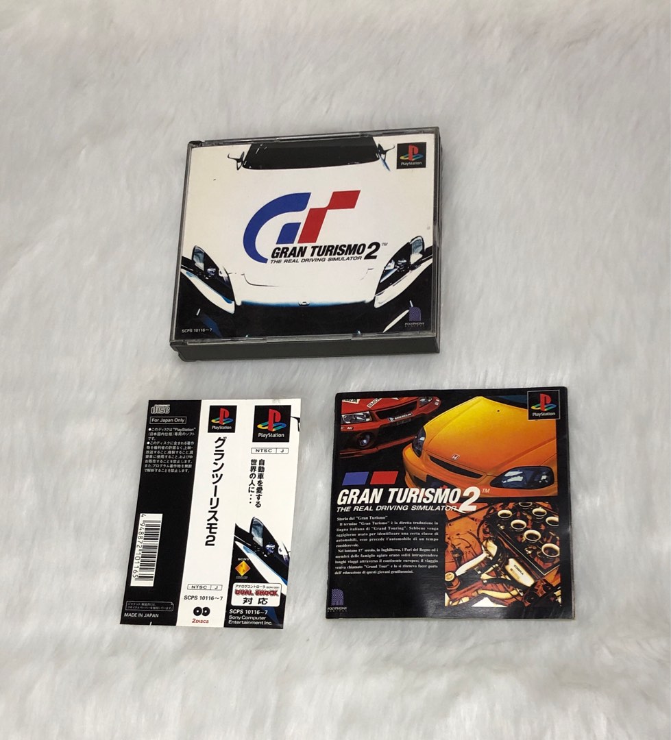 Jeu Gran Turismo 2 + Motor Toon 2 Pour PlayStation 1, Pack 2 Jeux, Bon état - Rétro Gaming
