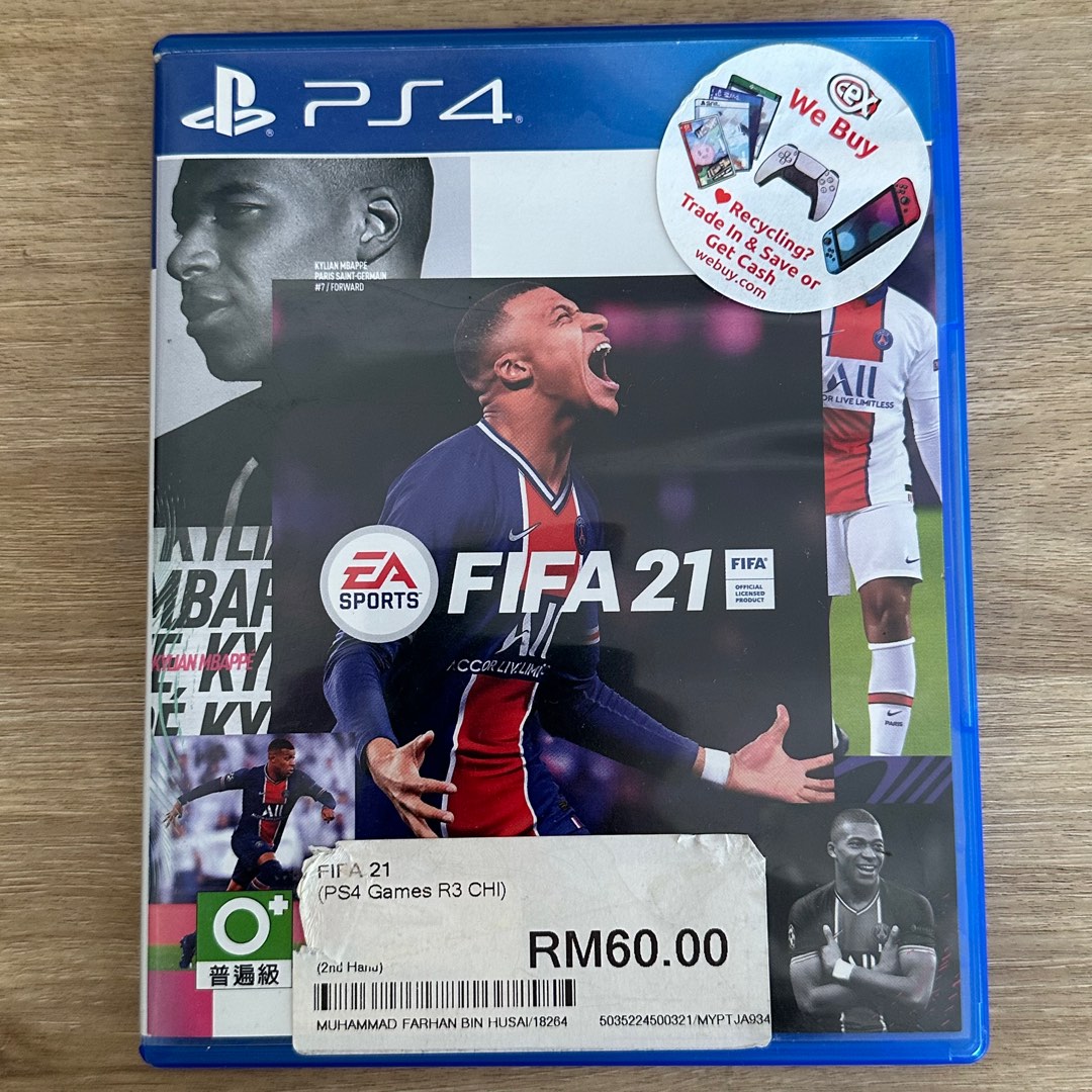 Fifa 21 ps4 cex sale
