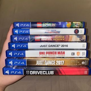PS4 Games (Need for Speed Rivals, Drive Club, etc)