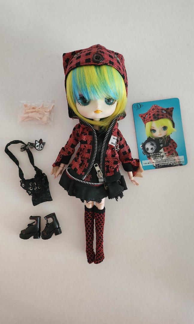 Pullip doll Dal Hangry h.Naoto collab new wig & obitsu body