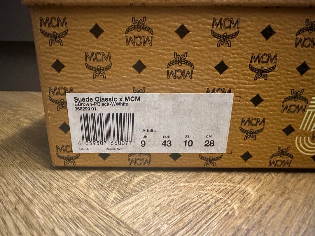 Puma Suede Classic x MCM