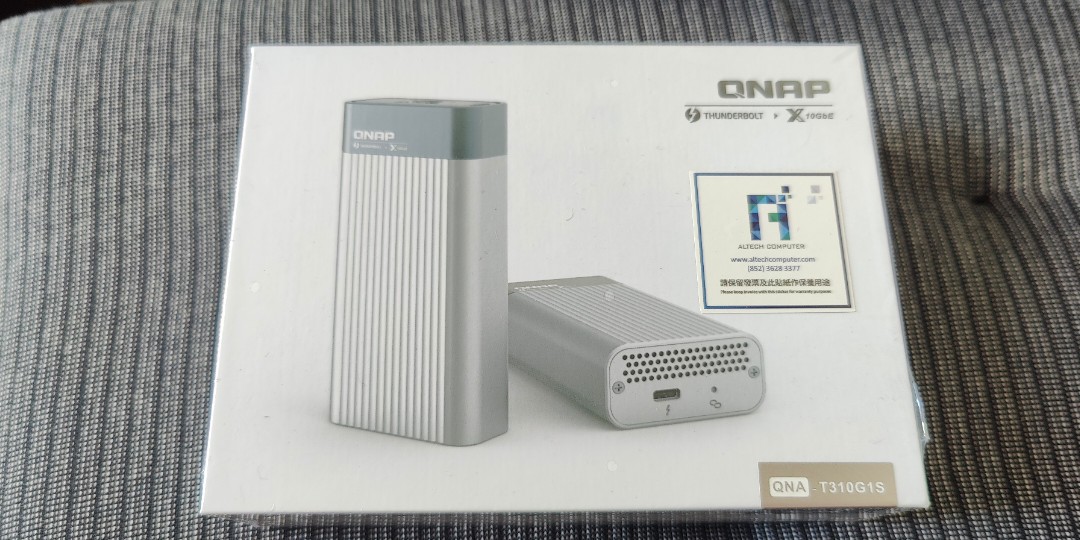 QNAP QNA-T310G1S SFP+ (Thunderbolt 3 to 10GbE adapter), 電腦