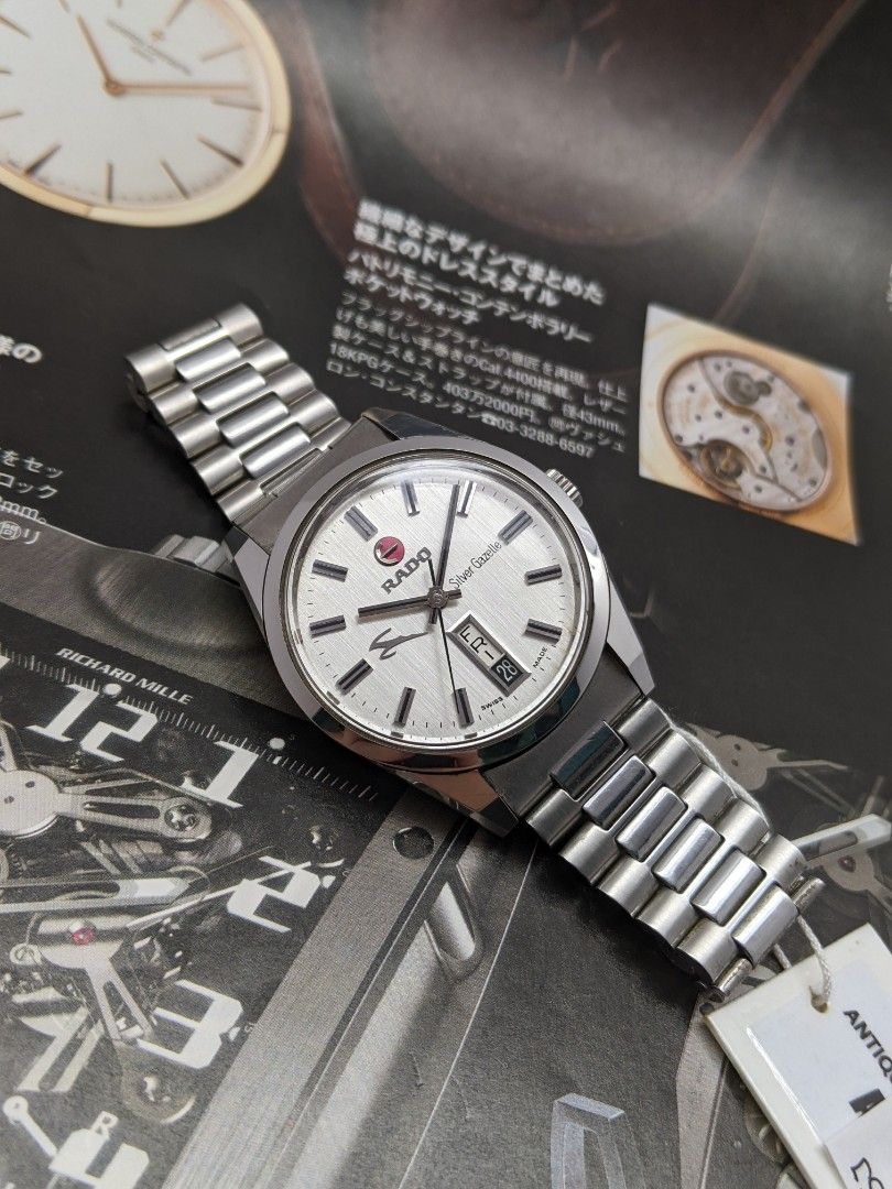 Rado silver gazelle on sale