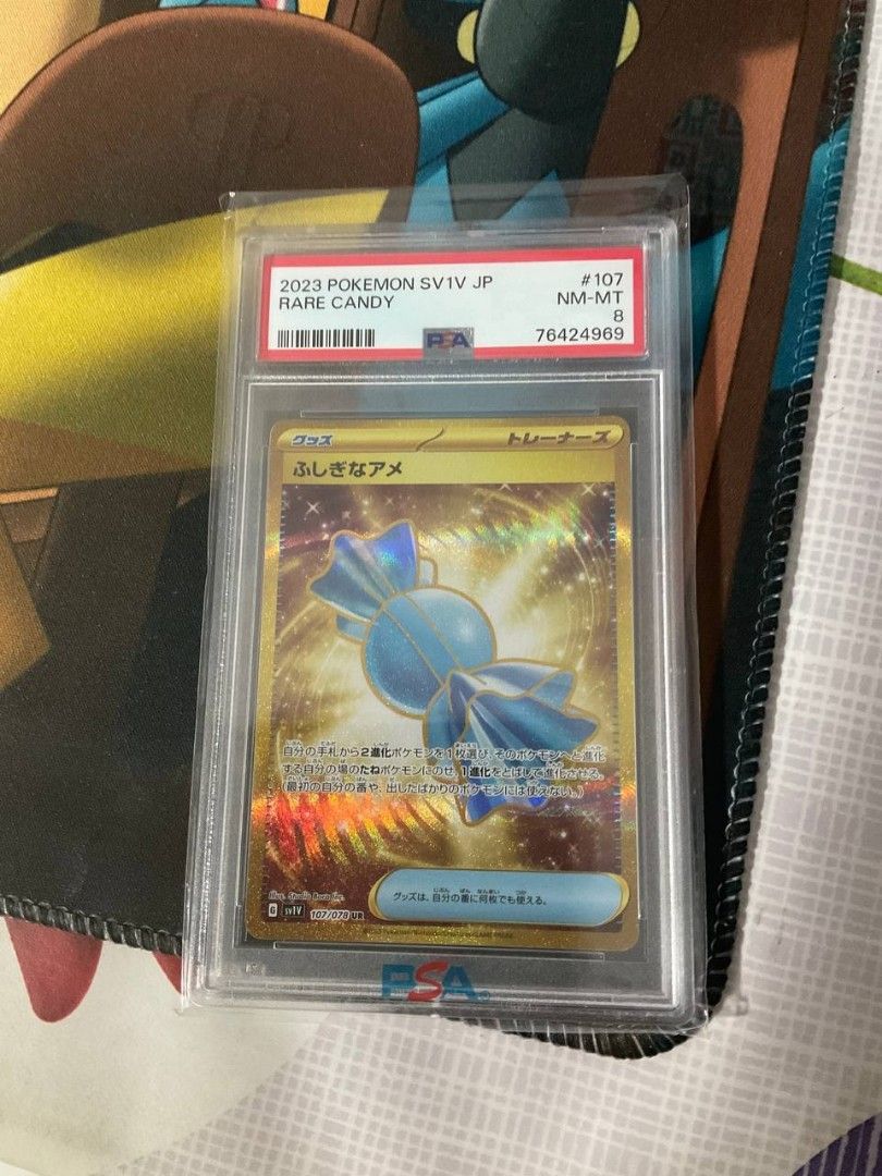RARE CANDY POKEMON TCG PSA SLAB | PSA Slab| Gold Slab | Pokemon Slab |