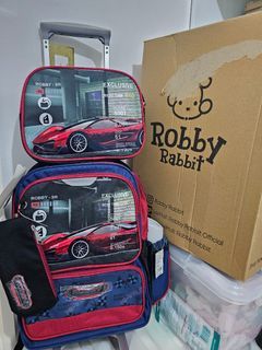 Robby brandnew  soft trolley school bag