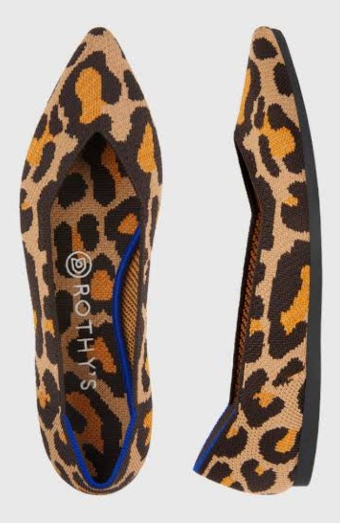 Rothy s The Point Big Cat Size US 7 fits 6.5. Black beige