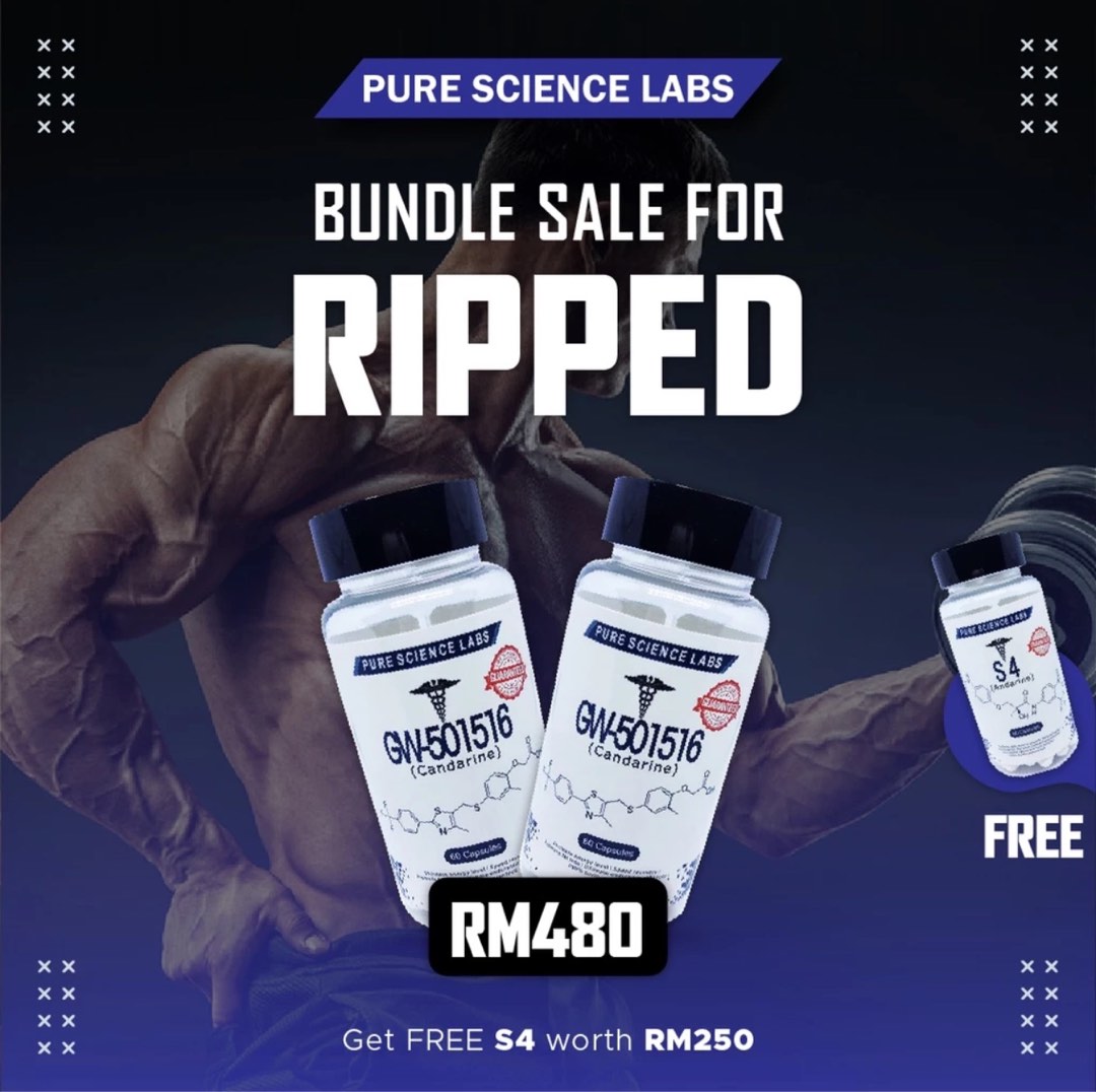 Sarms Pure Science Labs GW501516 & S4, Health & Nutrition, Health
