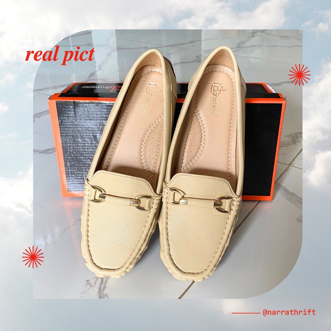 Donatello loafers hotsell in beige