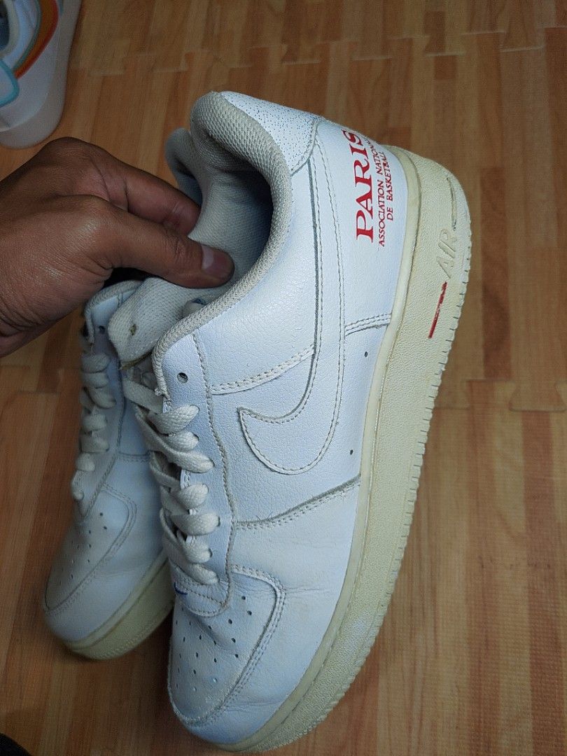 Sepatu Nike Air Force 1 Low NBA Paris Game, size 43, Fesyen Pria, Sepatu ,  Sneakers di Carousell