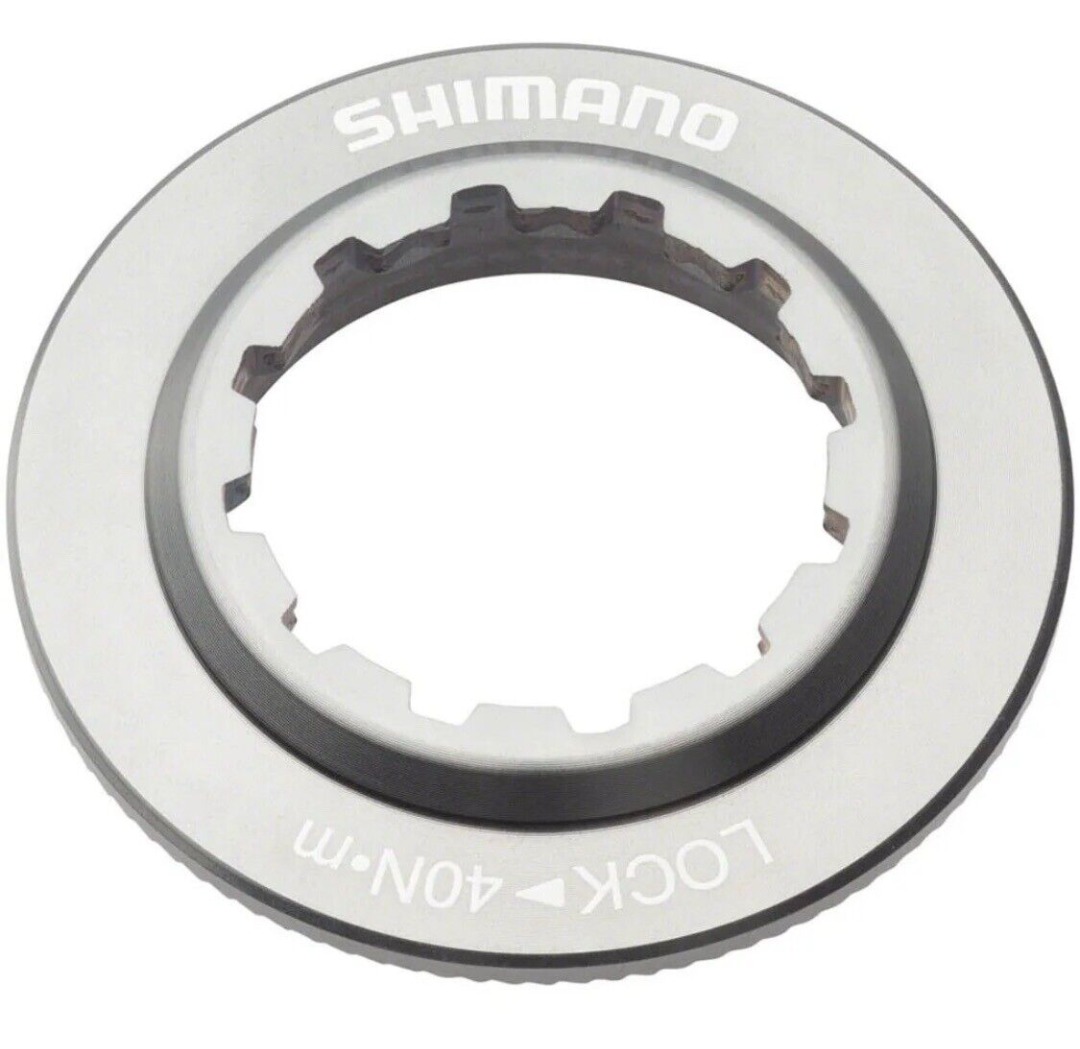 Shimano Centerlock Lockring for Disc Brake Rotor (Internal/ External ...