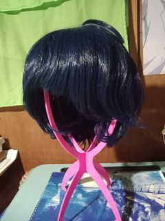 Short Blue Synthetic Wig