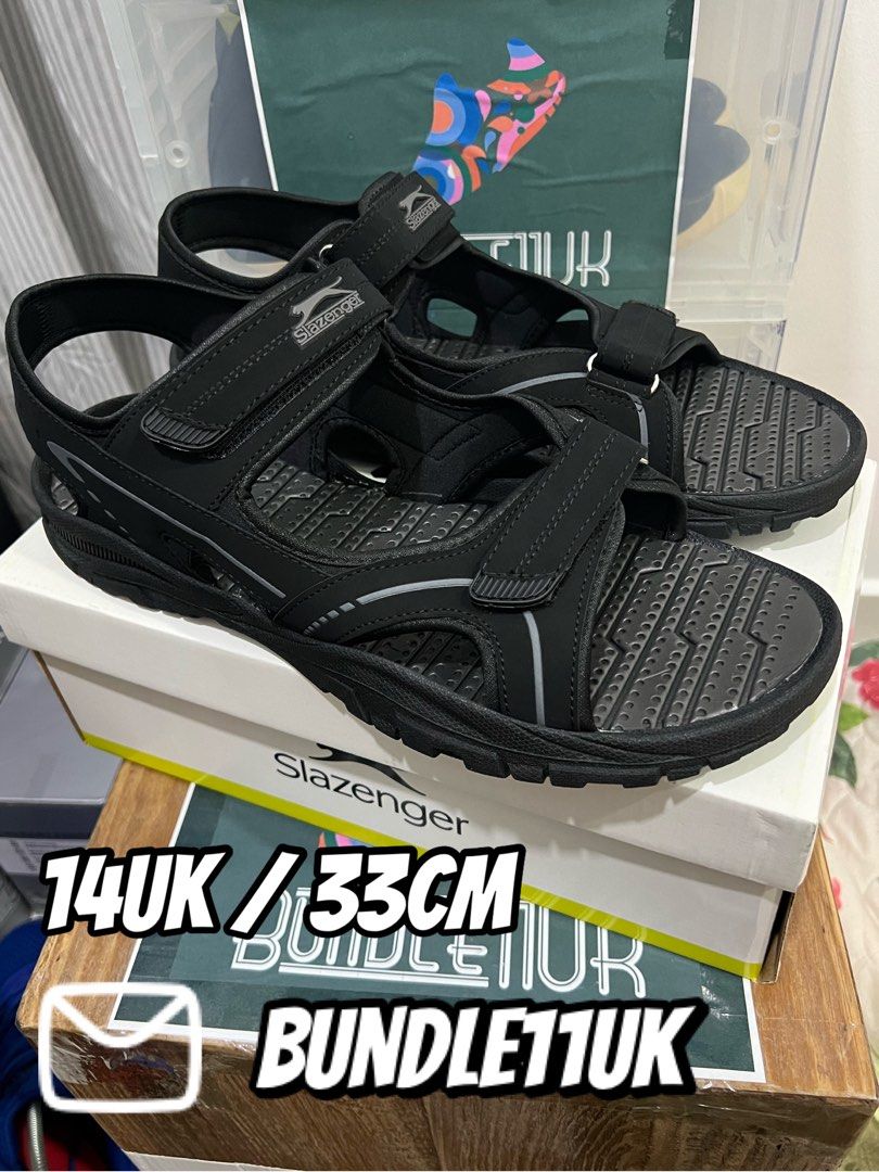Slazenger Wave Sandal Black 14UK Everything Else Others on Carousell
