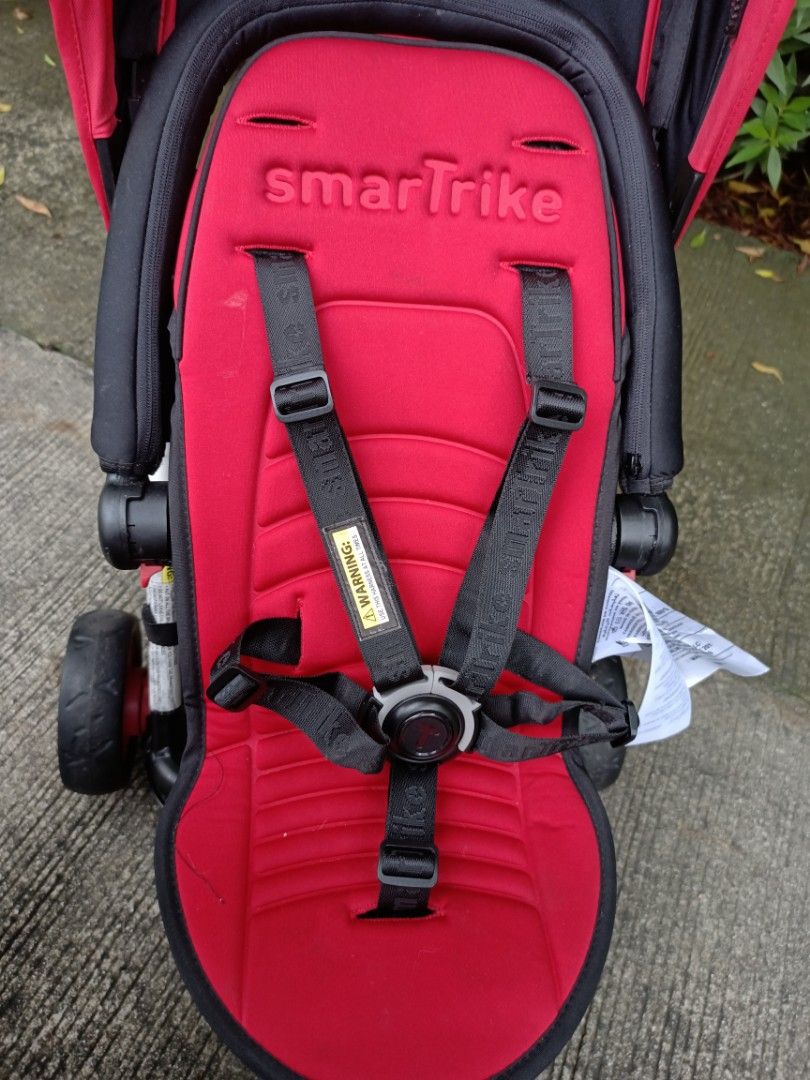 Smartrike - STR3 Meerdere stappen, 6-in-1, opvouwbaar, voor kinderen, met kinderwagencertificering voor 1,2,3 jaar, 5021233, roze