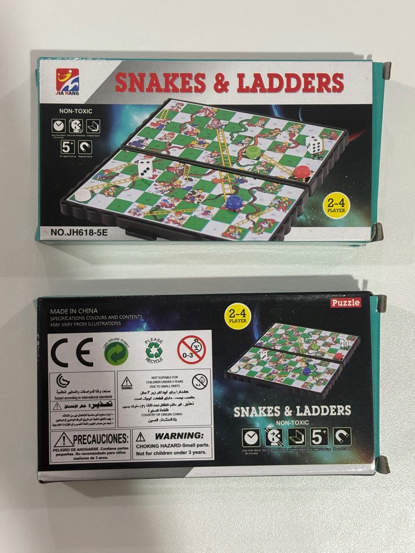 Magnetic Snake & Ladders, Hobbies & Toys, Toys & Games on Carousell