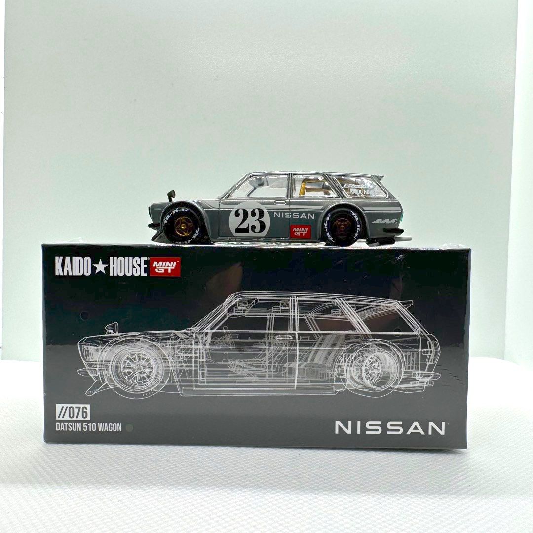 SOLD] Kaido House x Mini GT Datsun 510 Wagon Chase, Hobbies & Toys