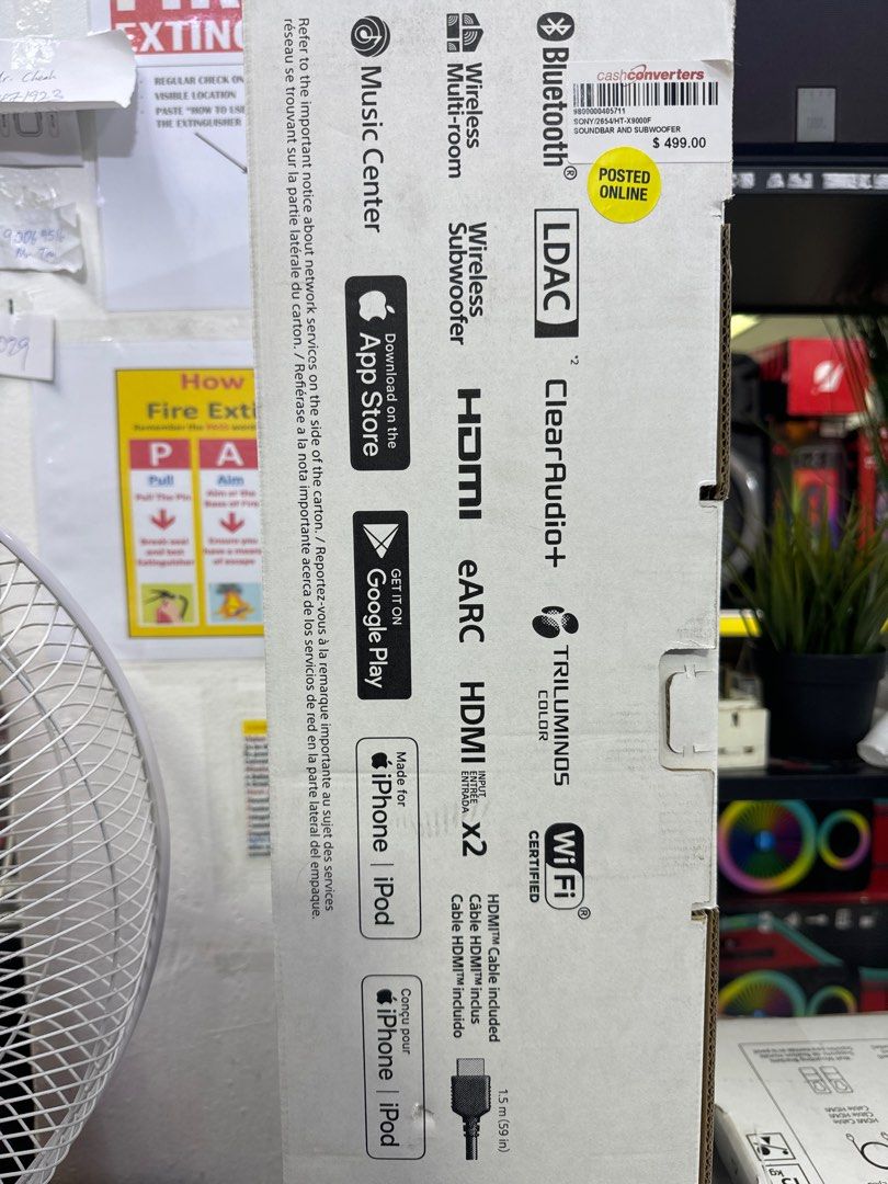 Sony HT Z9F soundbar Audio Soundbars Speakers Amplifiers on