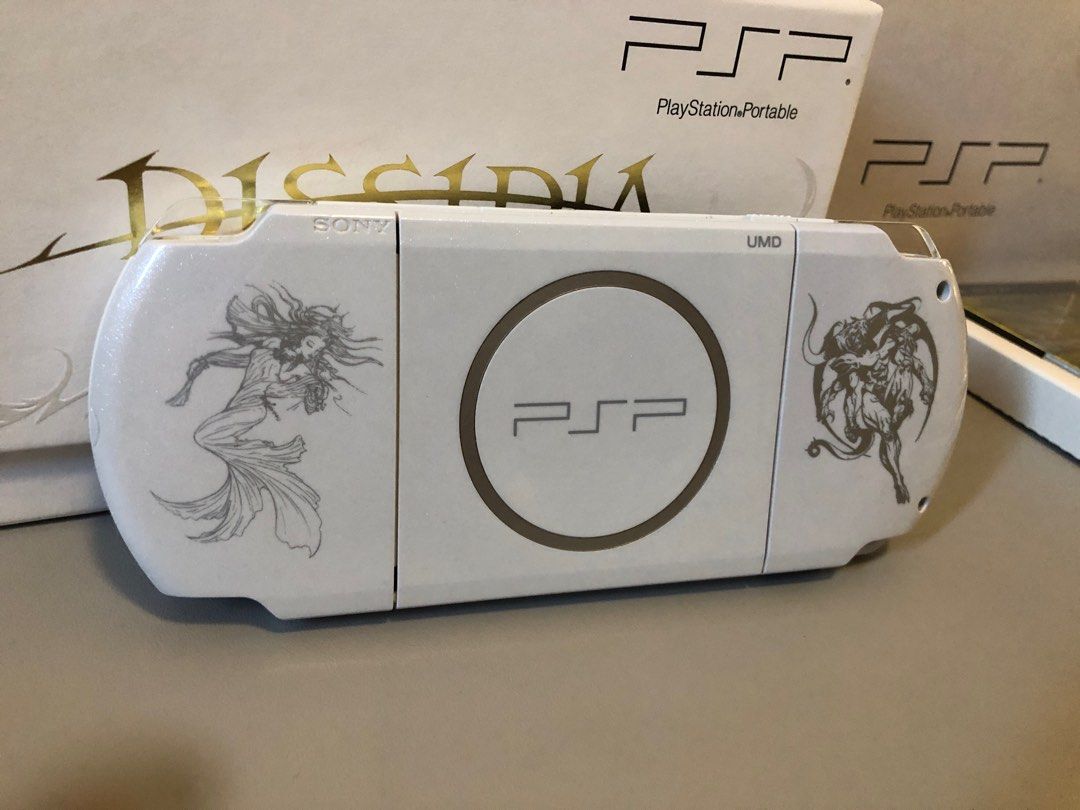 Sony PSP 3000 Dissidia Final Fantasy FF 20th限定版手提遊戲機, 電子 