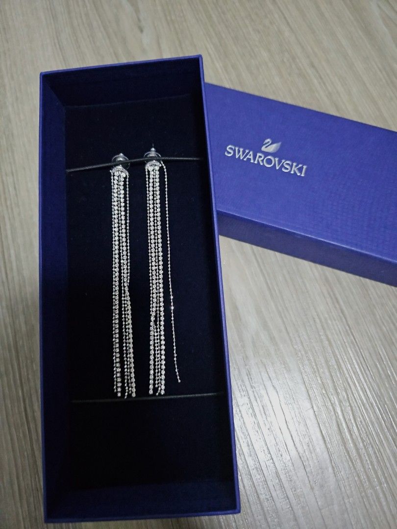 Swarovski Crystal Drop Tassel Earrings Women s Fashion Jewelry