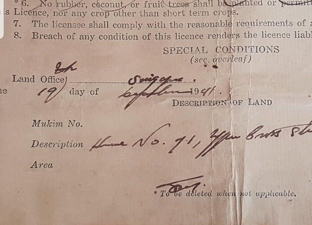 Temporary Occupation Sign Temporary Occupation Licence Issued Pursuant To The Crown Lands 1941 ...
