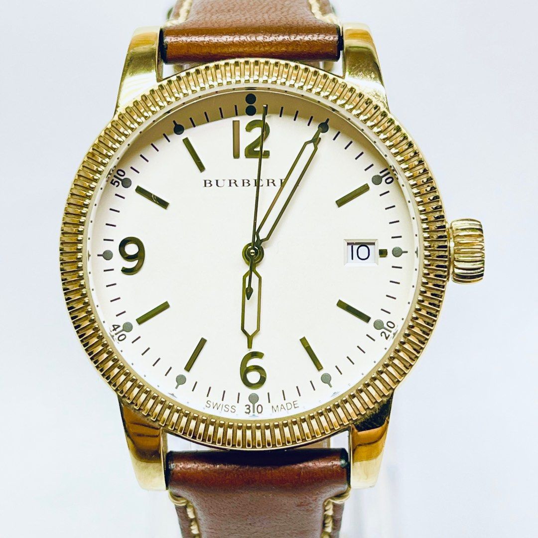 TP BURBERRY The Utilitarian Unisex Quartz Leather Watch 38mm