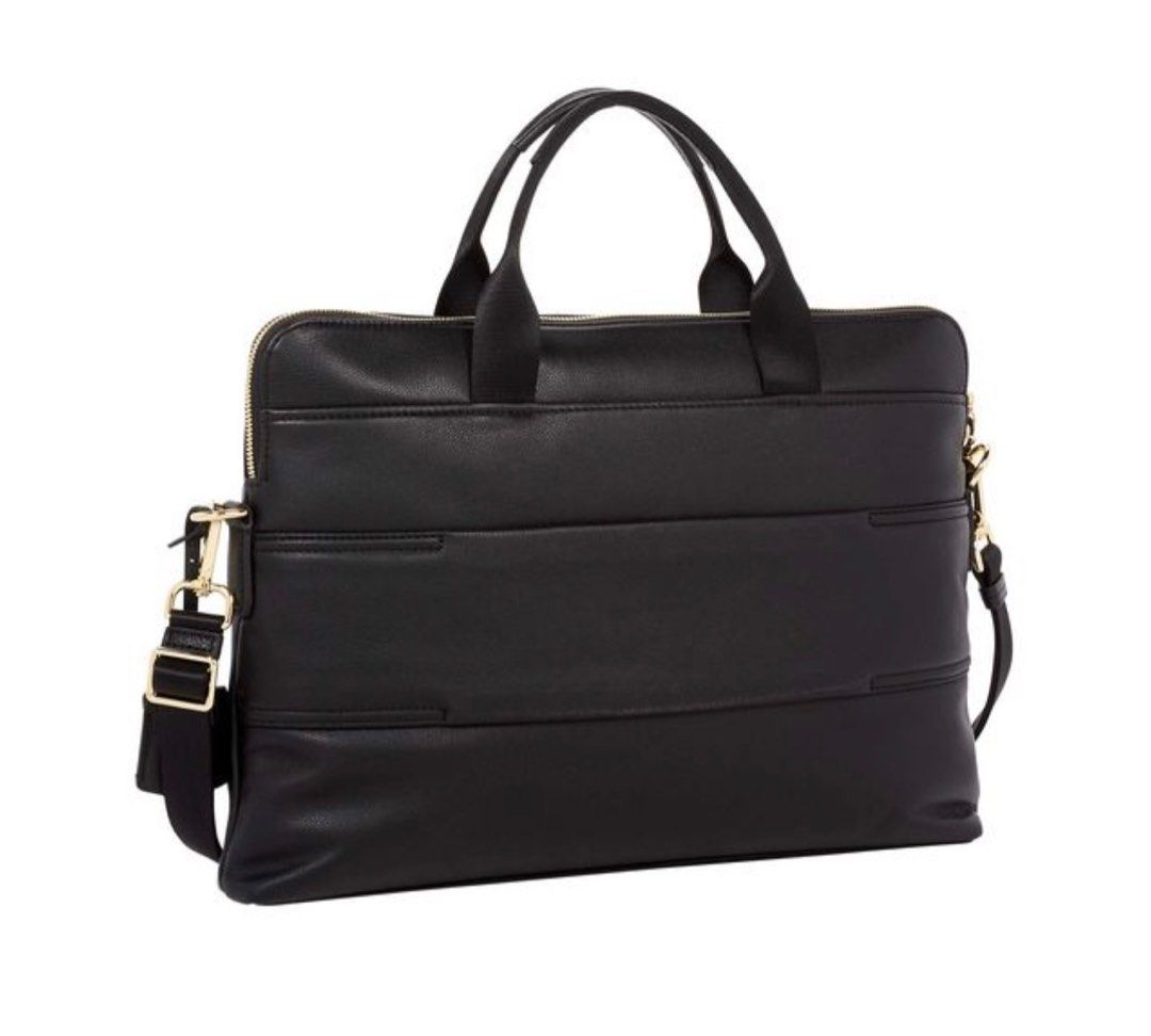 Tumi Joanne Laptop Carrier (Leather), Luxury, Bags & Wallets on Carousell