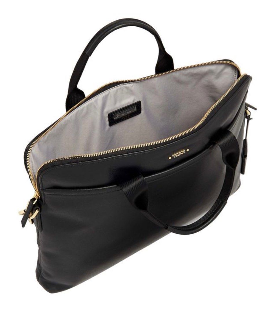 Tumi Joanne Laptop Carrier (Leather), Luxury, Bags & Wallets on Carousell