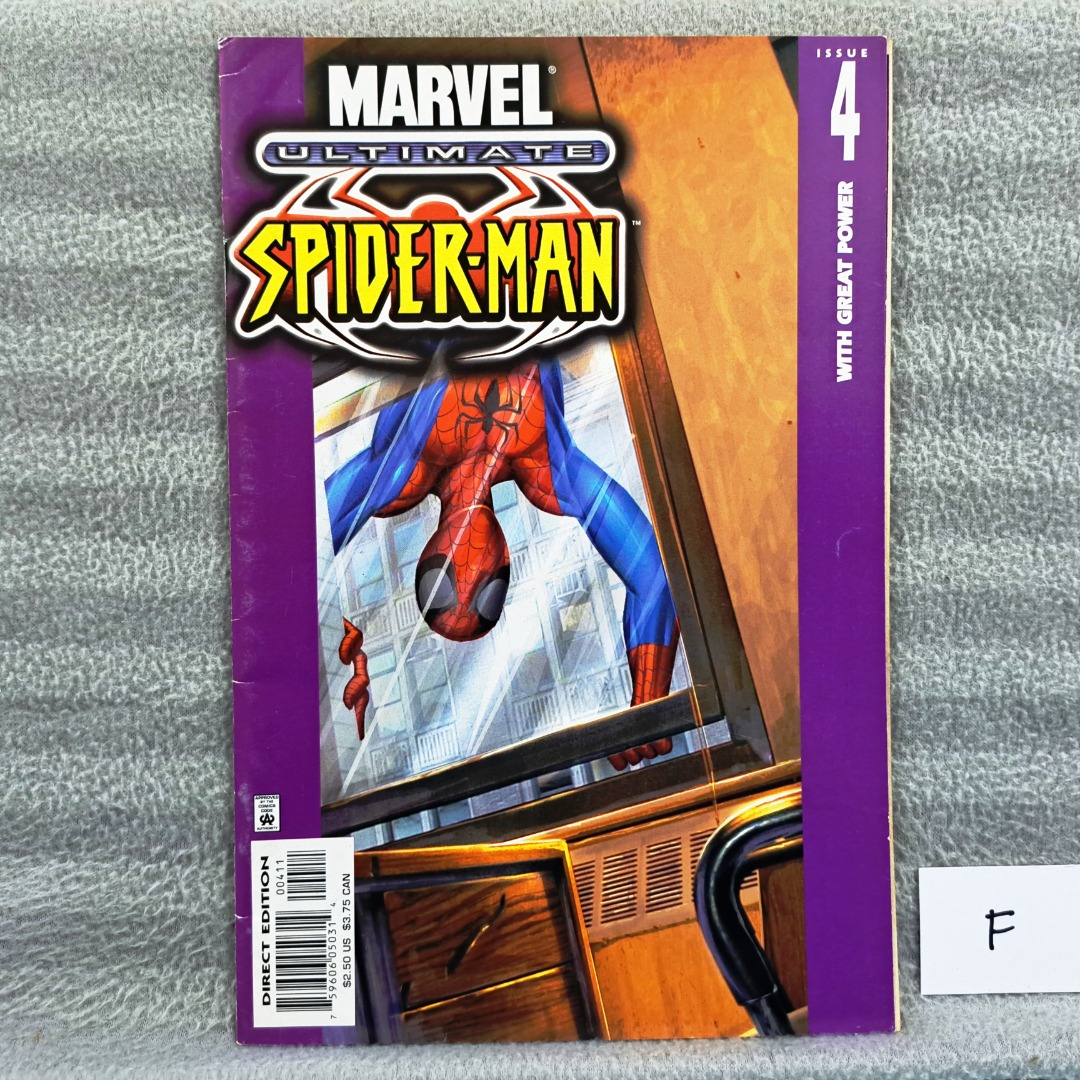 Ultimate Spider-Man #4 (1st Series) Marvel Comics (Key Issue) 1st App  (Brian Michael Bendis, Mark Bagley, Art Thibert), Hobbies & Toys, Books &  Magazines, Comics & Manga on Carousell