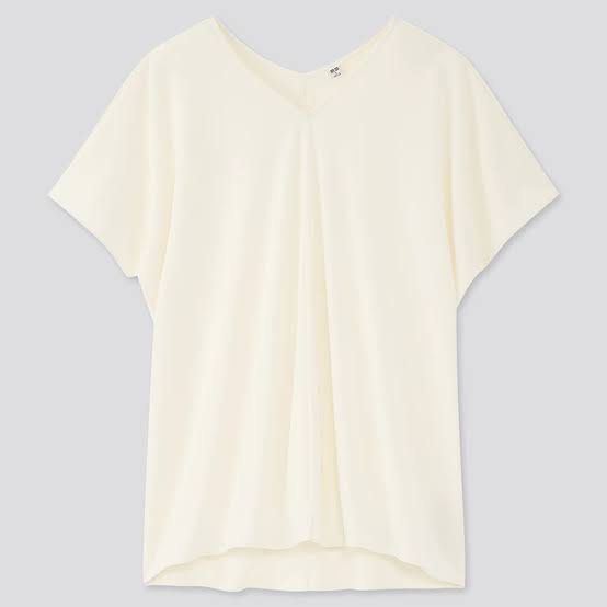 Draped Crepe Jersey Top main image 1