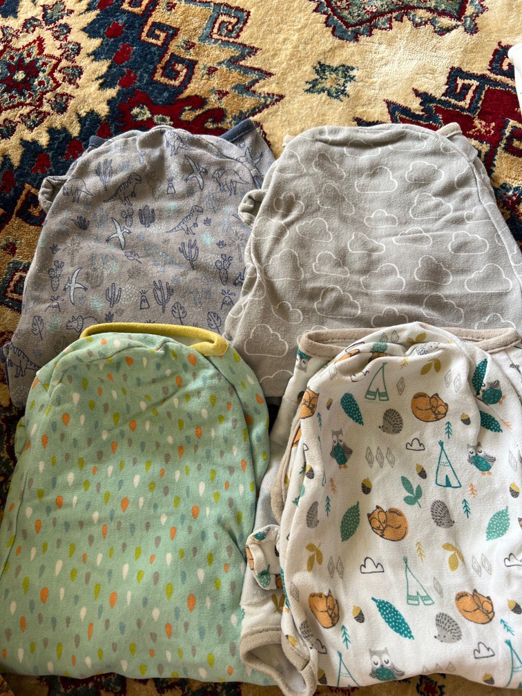 Velcro newborn swaddle, Babies & Kids, Babies & Kids Fashion on Carousell