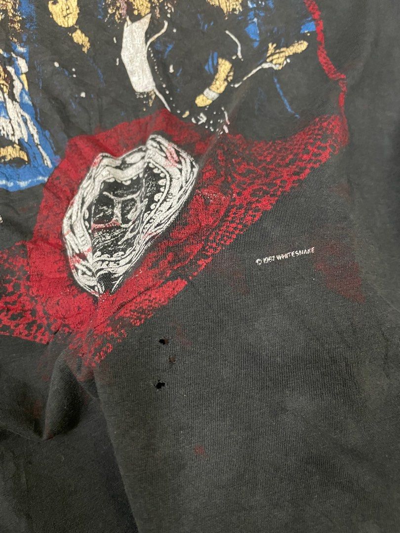 Vintage Whitesnake 1988 Japan Tour, Men's Fashion, Tops & Sets, Tshirts & Polo Shirts on Carousell
