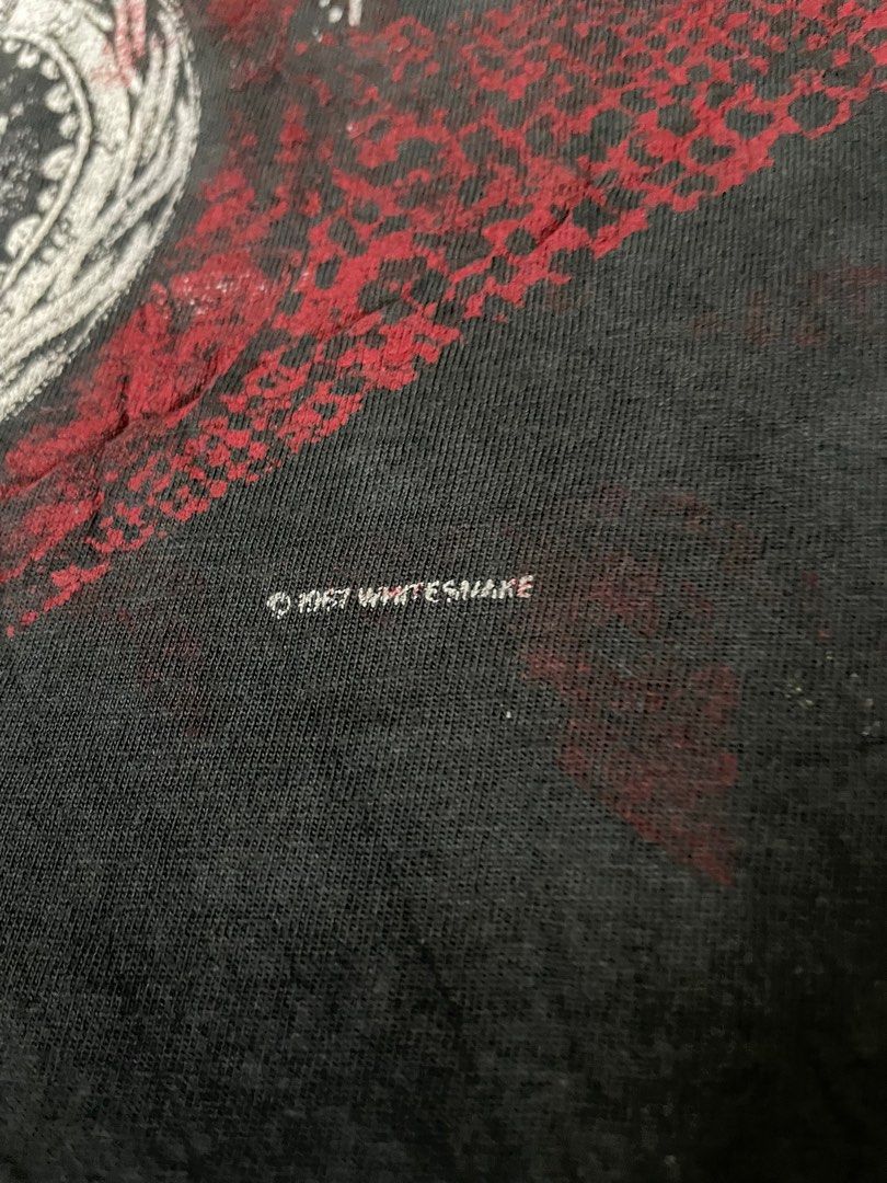 Vintage Whitesnake 1988 Japan Tour, Men's Fashion, Tops & Sets, Tshirts & Polo Shirts on Carousell