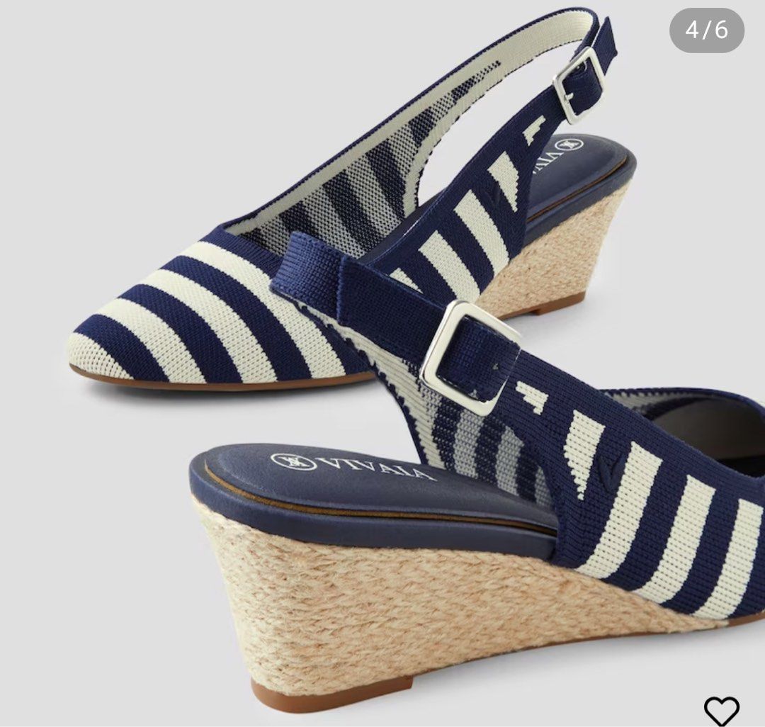 Wedge slingback clearance sandal