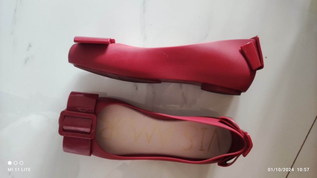 Red flats size 11 shop