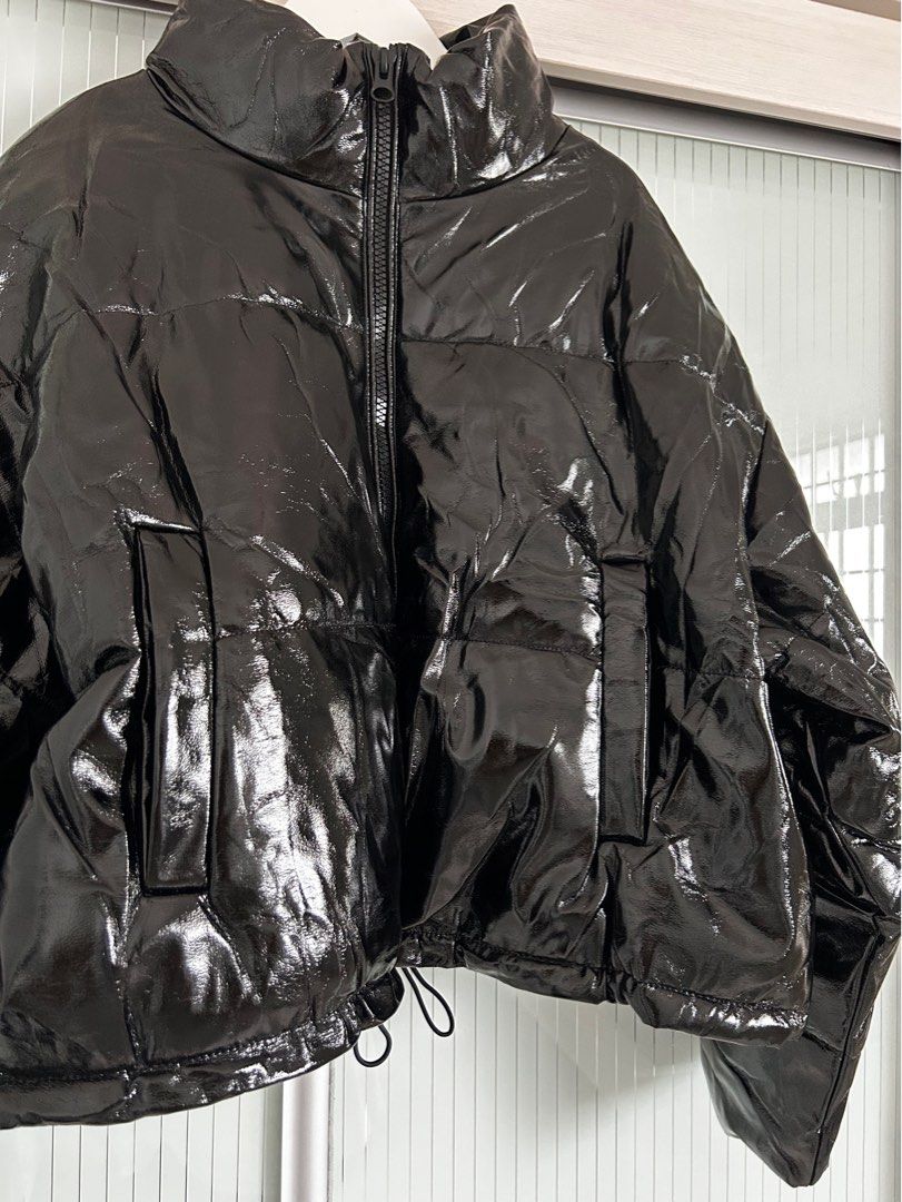 Pvc hotsell puffer coat