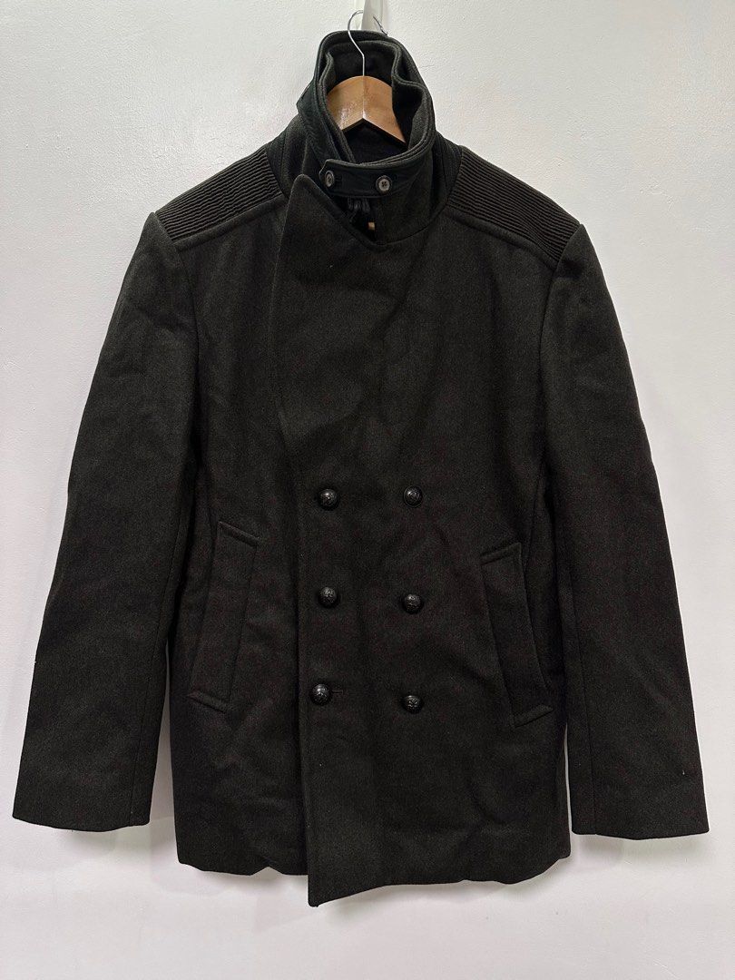 WOO YOUNG MI | Solid Homme Double Breasted Coat (Category: Coats, Jackets and Outerwear) located in Lapu Lapu. Submitted by nervecloset (Listing ID 1278263364, Image 2). Description: WOO YOUNG MI | Solid Homme Double Breasted Coat size 110 (52) W = 20.7 inches L = 31 inches Shoulders = 18 inches Sleeve Length = 25.5 inches Excellent condition 7850 + sf.