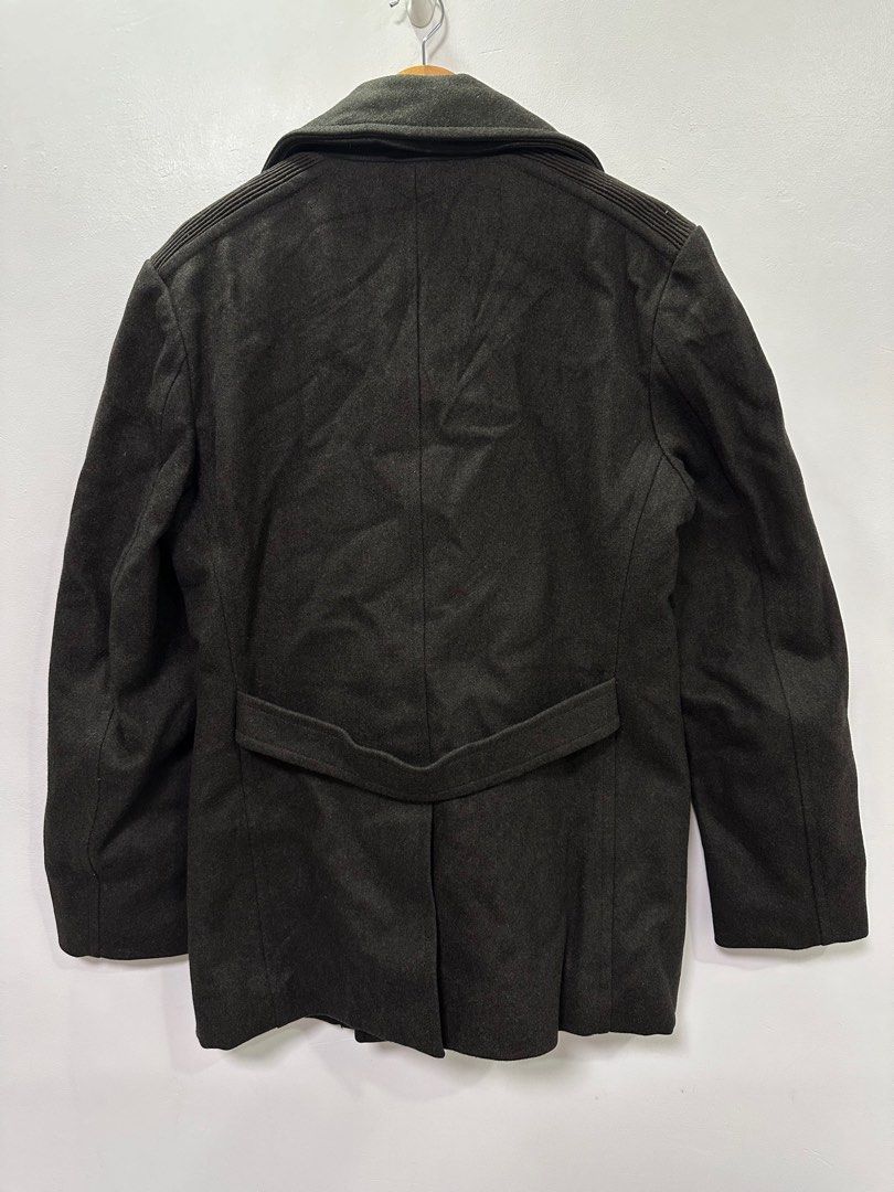 WOO YOUNG MI | Solid Homme Double Breasted Coat (Category: Coats, Jackets and Outerwear) located in Lapu Lapu. Submitted by nervecloset (Listing ID 1278263364, Image 3). Description: WOO YOUNG MI | Solid Homme Double Breasted Coat size 110 (52) W = 20.7 inches L = 31 inches Shoulders = 18 inches Sleeve Length = 25.5 inches Excellent condition 7850 + sf.